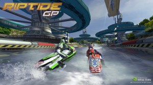 Screenshot of the Riptide GP Android game for Tegra devices