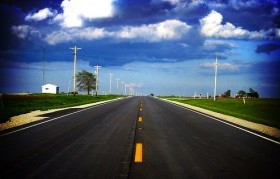 paved road