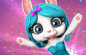 Zoobe Message Entertainment bunny avatar