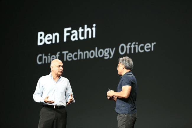 VMware Chief Technology Officer Ben Fathi appeared on stage with NVIDIA CEO Jen-Hsun Huang at NVIDIA’s GPU Technology Conference to unveil the first desktop-as-a-service offering.