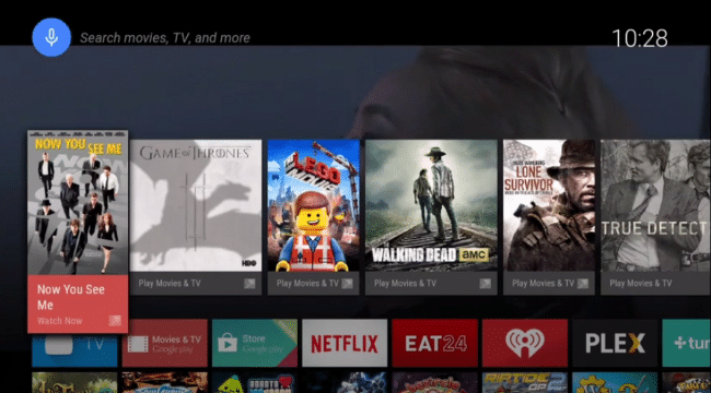 Android TV Screenshot Android TV Screenshot