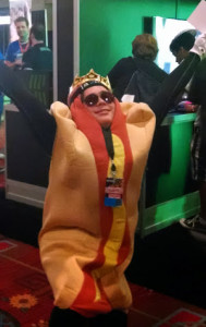The king made an appearance at NVIDIA's booth.