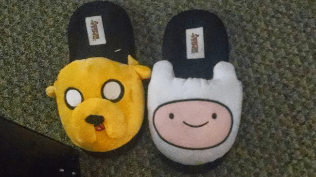 The real deal: Jeff Wycoff has been known to pad around NVIDIA's offices in his AdventureWear slippers.