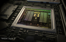 The NVIDIA X1 processor features 256 Maxwell GPU cores.