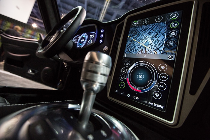 The Renovo supercar's interior features our NVIDIA DRIVE CX digital cockpit
