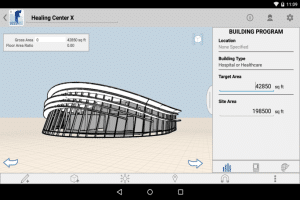 Conceptual model by Ryan using DirectStylus 2 on SHIELD tablet with Autodesk FormIt