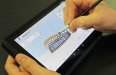 Ryan Cameron using DirectStylus 2 on SHIELD tablet.