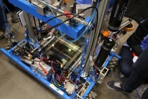 Space Cookies robot at FIRST Silicon Valley Regional