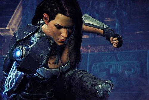 Colonel Sandy "Bombshell" Harrison comes from a long line of over-the-top action characters.