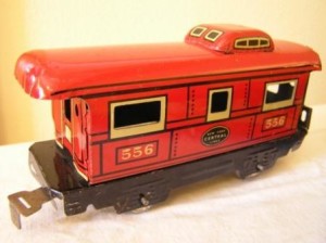 Childhood Inspirtion: a Marx Train Caboose