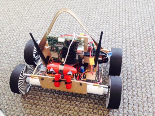 Ryan Beethe's Jetson TK1-powered robot.