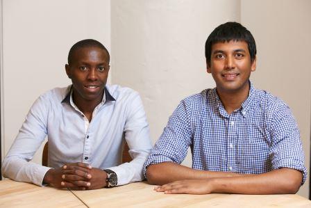 Behold.ai founders Peter Wakahiu Njenga and Jeet Samarth Raut