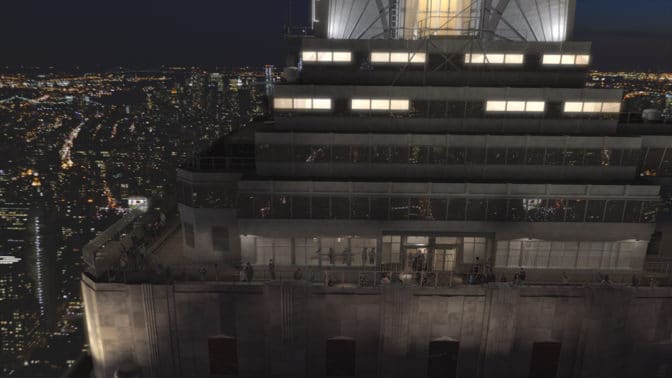 Foxのテレビ・シリーズ『The Mindy Project, Season 2 Finale』で使用された「エンパイア・ステート・ビルディング」の画像