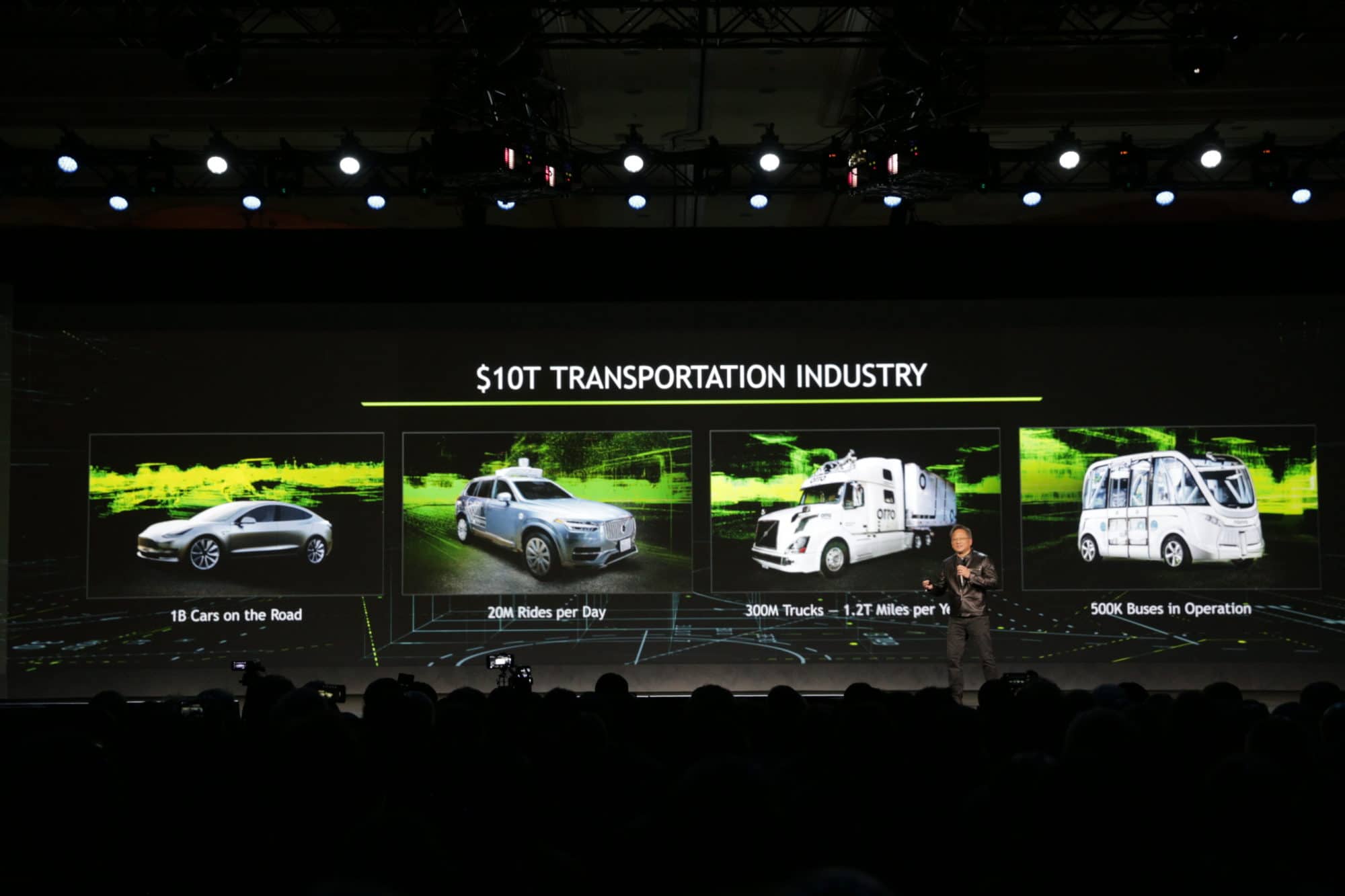 CES 2017 - Huang speaks about $10T Transportation Industry