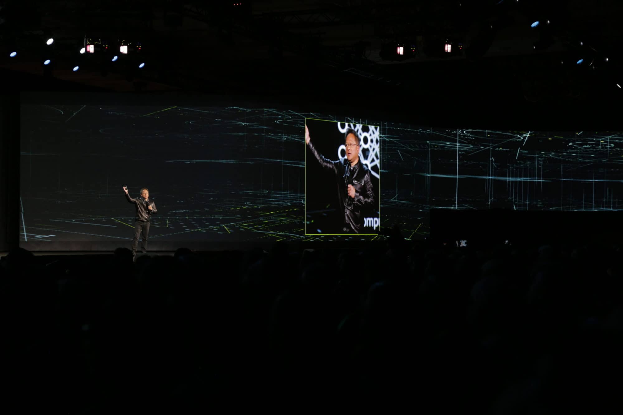 NVIDIA's giant 300-feet long screen at CES 2017