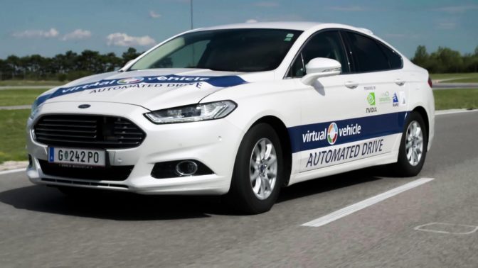 virtual-vehicle testing self-driving cars