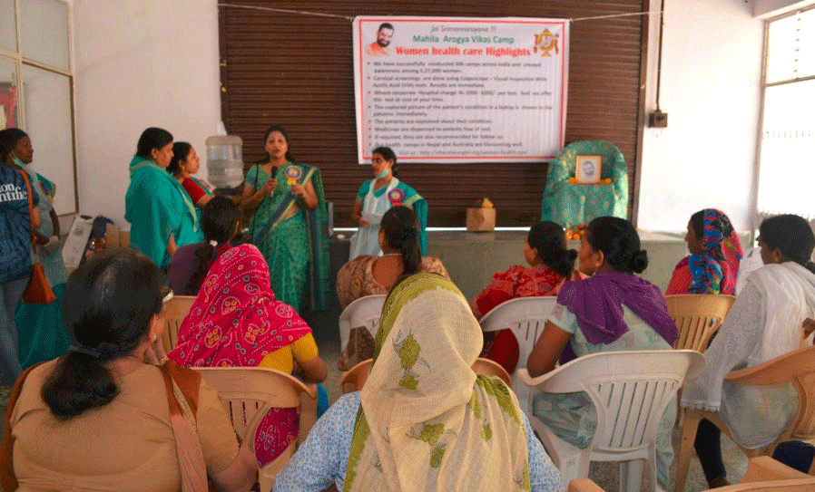 Health awareness meeting hosted by VT Seva