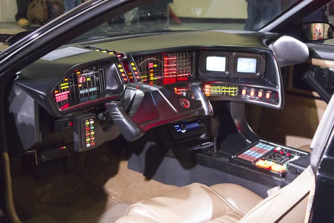 Back to the Future car cockpit.