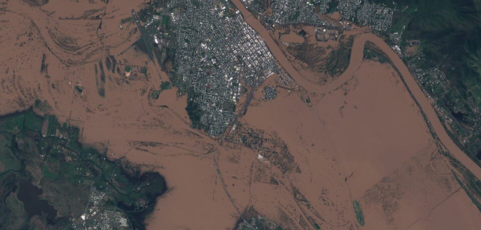 DFKI satellite image of flooding