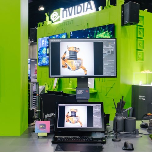 Demo in NVIDIA booth at Adobe MAX