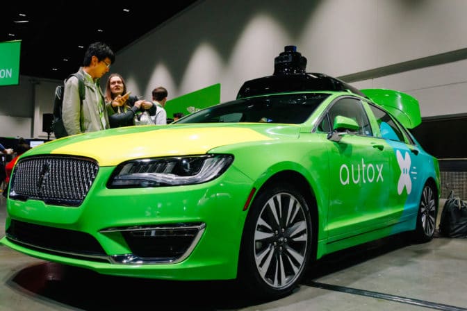 Autonomous driving software company AutoX showcased their self-driving prototype to attendees at GTC 2019.