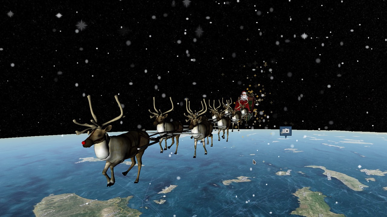 NORAD Santa Tracker screenshot