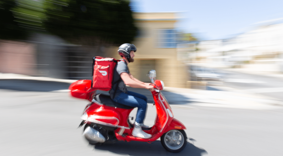 DoorDash scooter