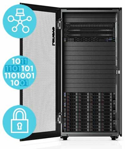A Lenovo ThinkAgile SX for Microsoft Azure short rack. This and other Lenovo ThinkAgile solutions will qualify NVIDIA Spectrum Ethernet switches.