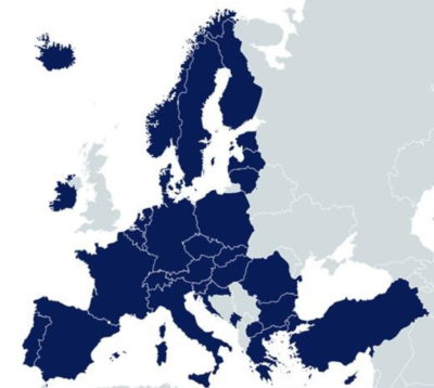 EuroHPC map