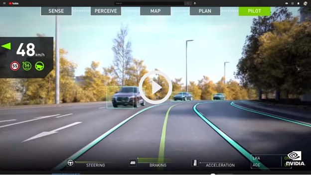 Training autonomous vehicles in NVIDIA DRIVE Sim