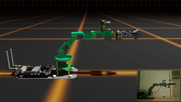 Omniverse enables simulation of robots for digital twin deployments