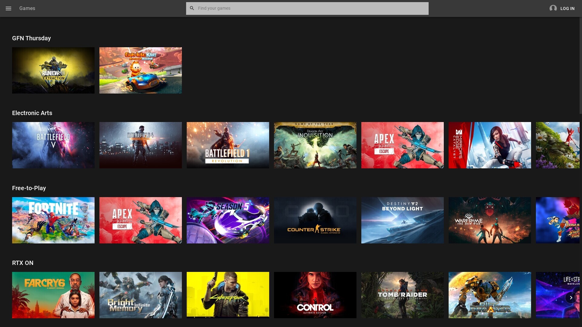 Nvidia GeForce Now Games List - Every Game Available to