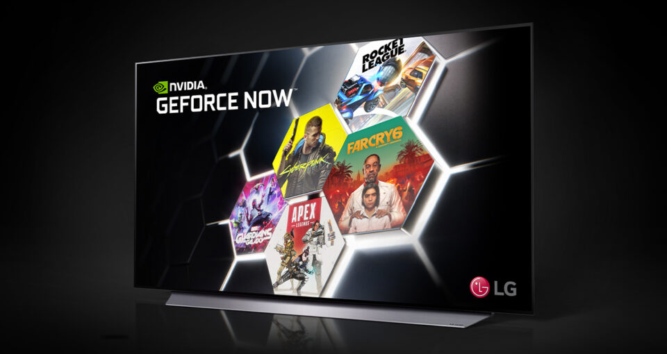 GeForce NOW app on LG TV