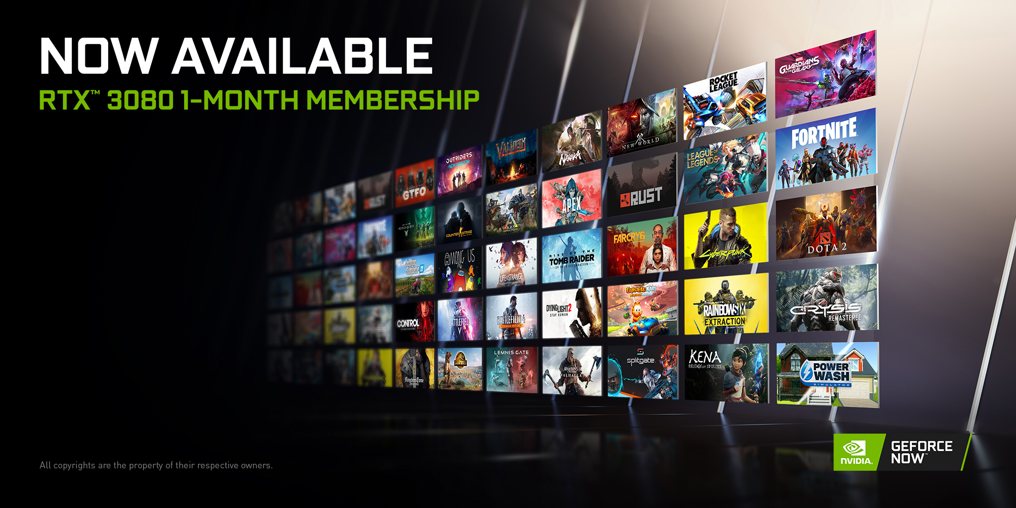 GeForce NOW RTX 3080 1-Month Memberships
