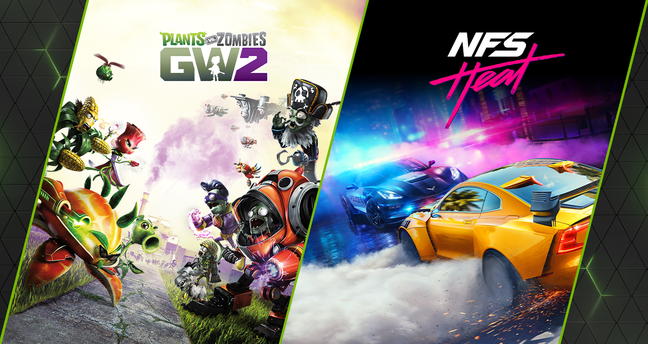 Need For Speed Heat and Plants vs Zombies on GeForce NOW