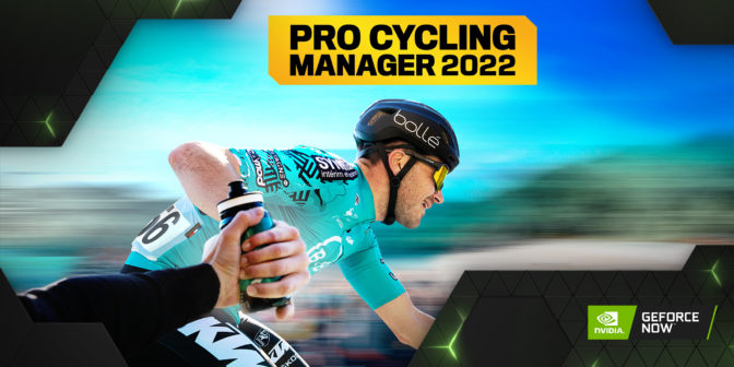 Administrador de ciclismo profesional en GeForce NOW