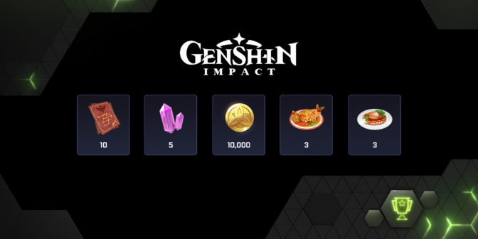 Genshin Impact Reward on GeForce NOW