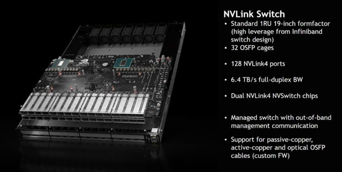 NVSwitch systems enable exaflop-class AI