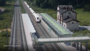 On Track: Digitale Schiene Deutschland Building Digital Twin of Rail Network in NVIDIA Omniverse