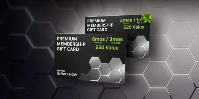 GeForce NOW Green Thursday Gift Card