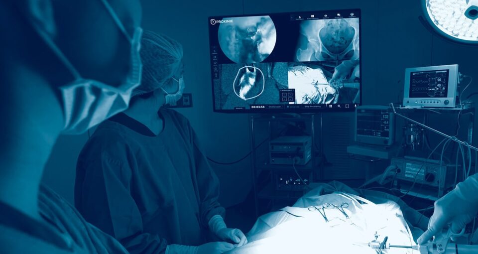 image of a smart hospital operating room environment