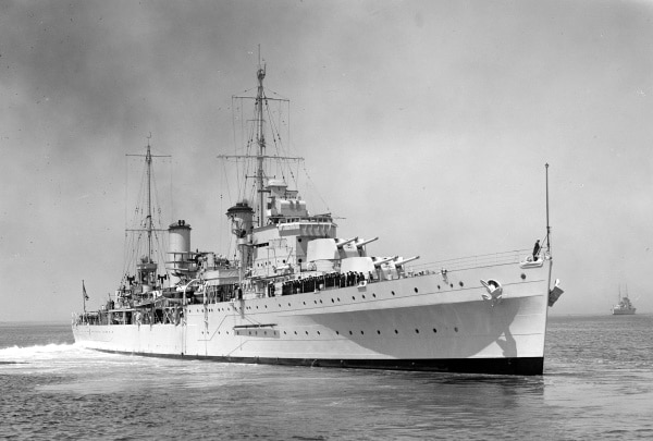 Sydney, now a WWII shipwreck off Perth