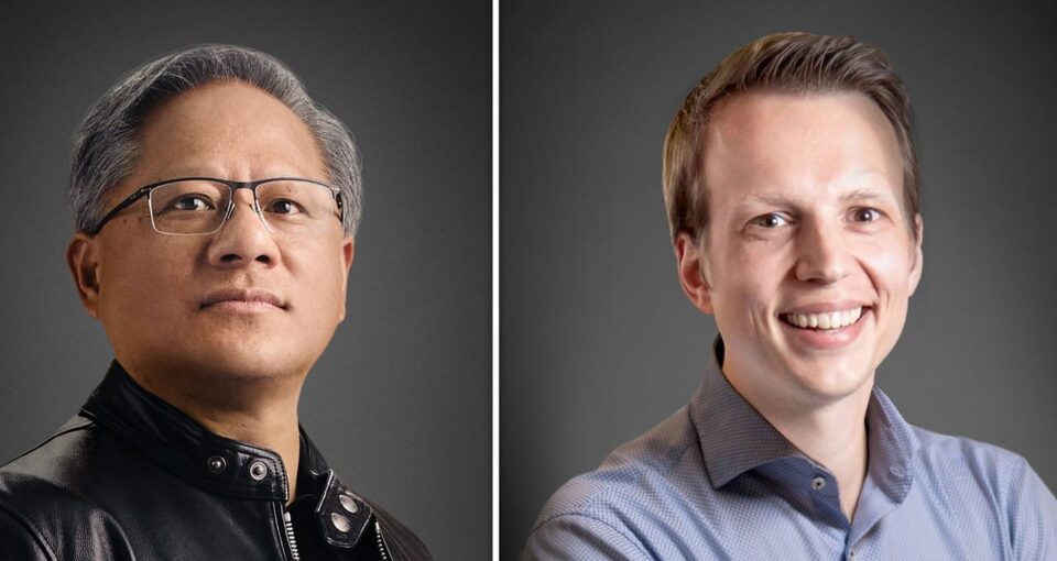 NVIDIA CEO Huang and Rescale CEO Poort