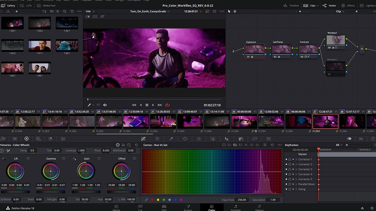 Для обработки изображения davinci resolve использует opencl