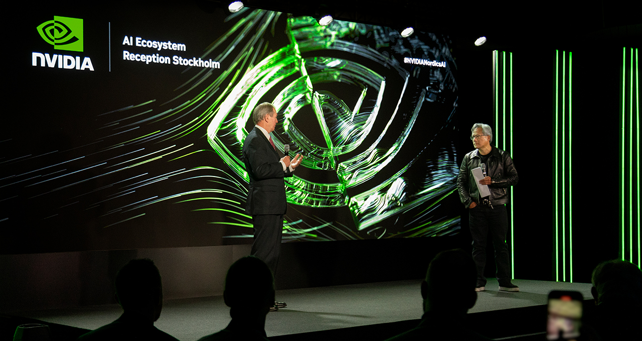NVIDIA CEO Ignites AI Conversation in Stockholm