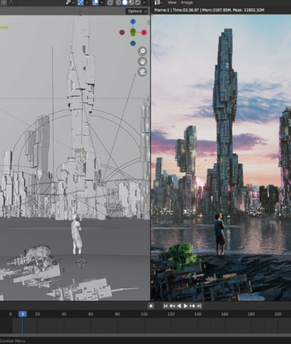 Bu Hafta "NVIDIA Stüdyosunda" 3D Sanatçısı "CG Geek" Devasa Bilim Kurgu Dünyası Kuruyor