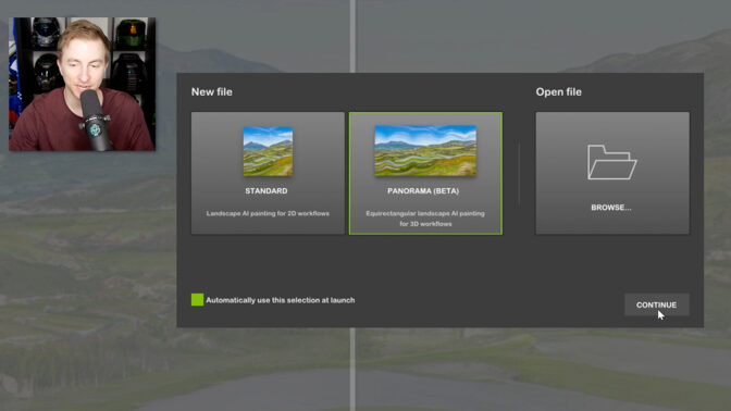 Minggu Ini ‘Di NVIDIA Studio’ NVIDIA Canvas 1.4 Kini Tersedia Dengan Panorama Beta