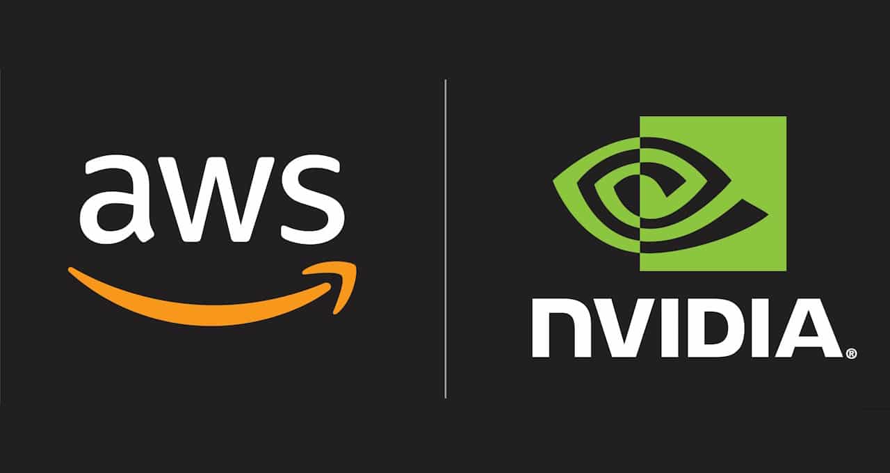 AWS NVIDIA logos