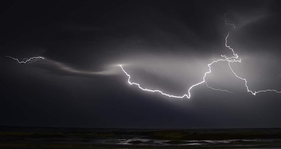 Picture of a lightning storm