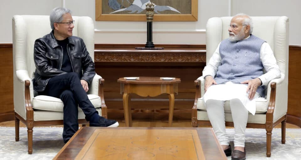 Jensen Huang meets India Prime Minister Narendra Modi